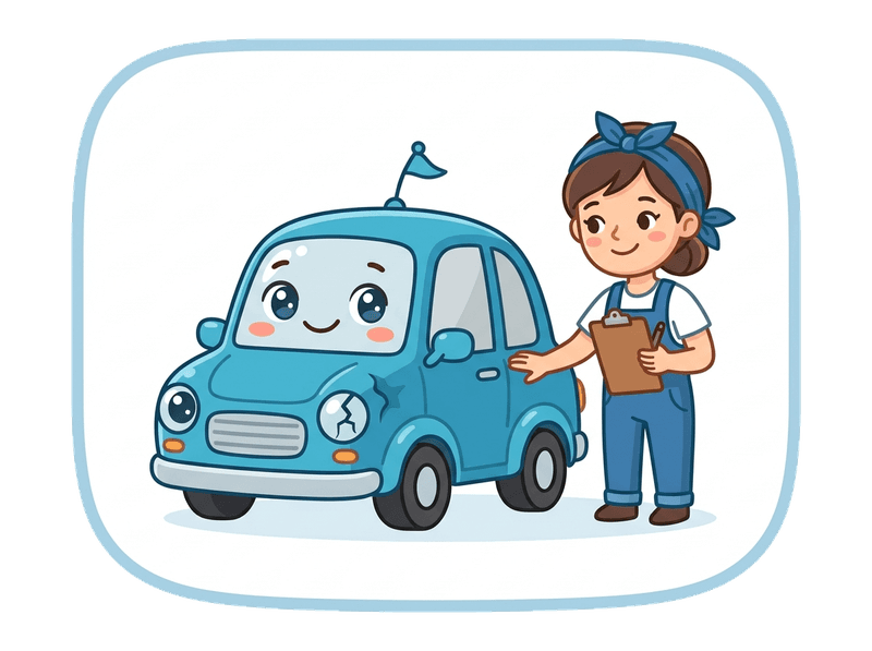 Illustration of accident damaged vehicles service by Scrap Car SE16 Bermondsey & Rotherhithe